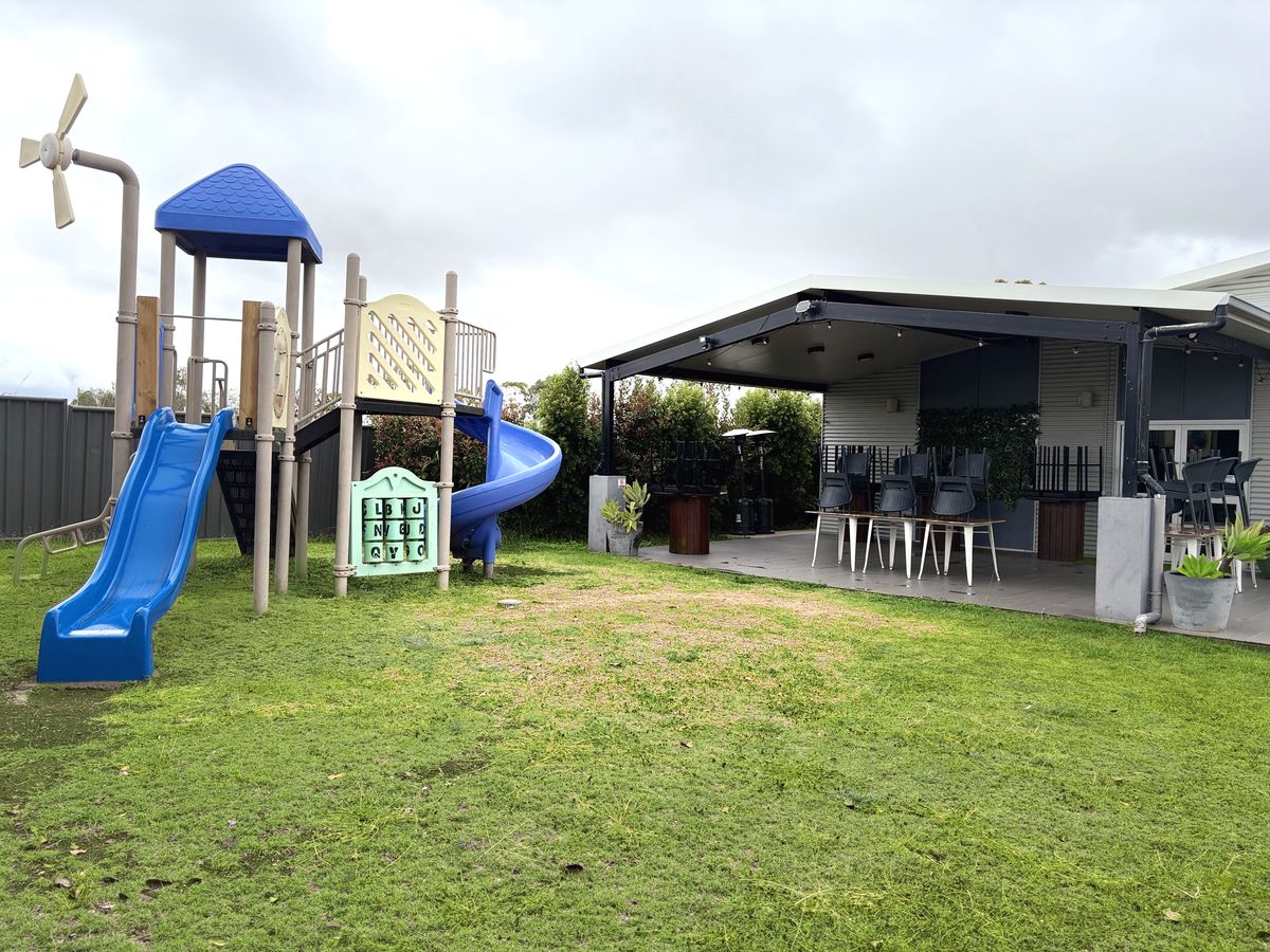 Kids' playground beside the alfresco area